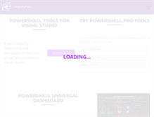 Tablet Screenshot of poshtools.com
